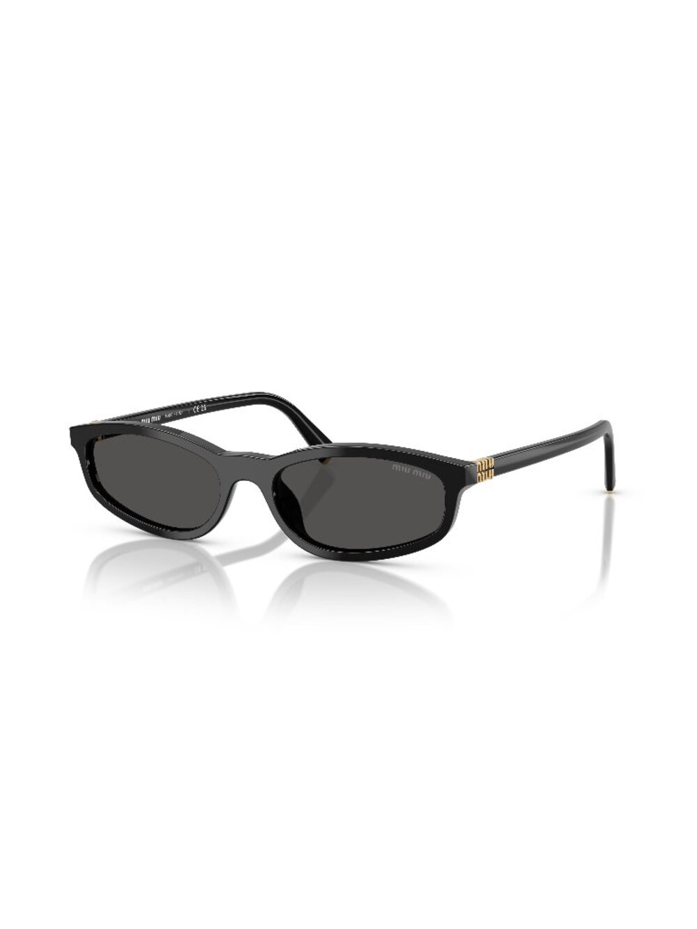 New Miu Miu Women's Sunglasses Grey Aviator Lens Acetate Frame MU A06S 16K08Z 54